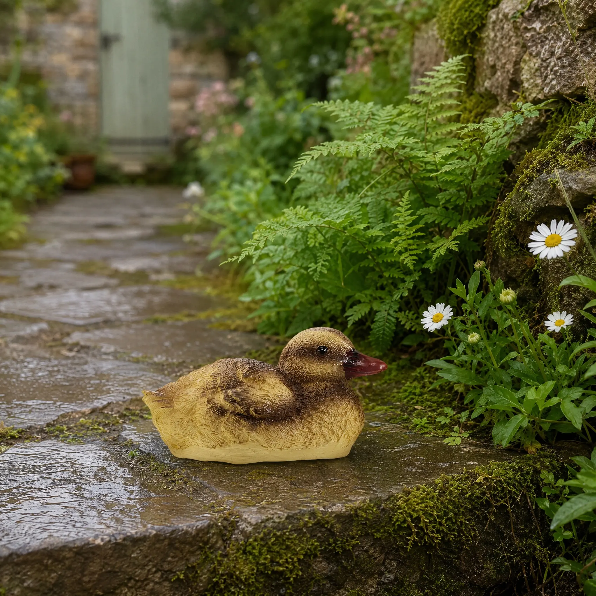 1Pair Floating Duck Garden Ornament Realistic Resin Small Pond Decor for Outdoor Pool Backyard Lawn Aquarium Lake Water Feature