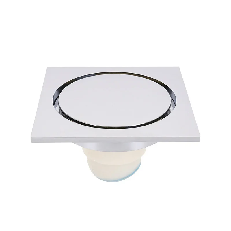 10x10cm square brass floor drain odor proof floor drain cover bathroom shower hardware bathroom accessories shower accessories