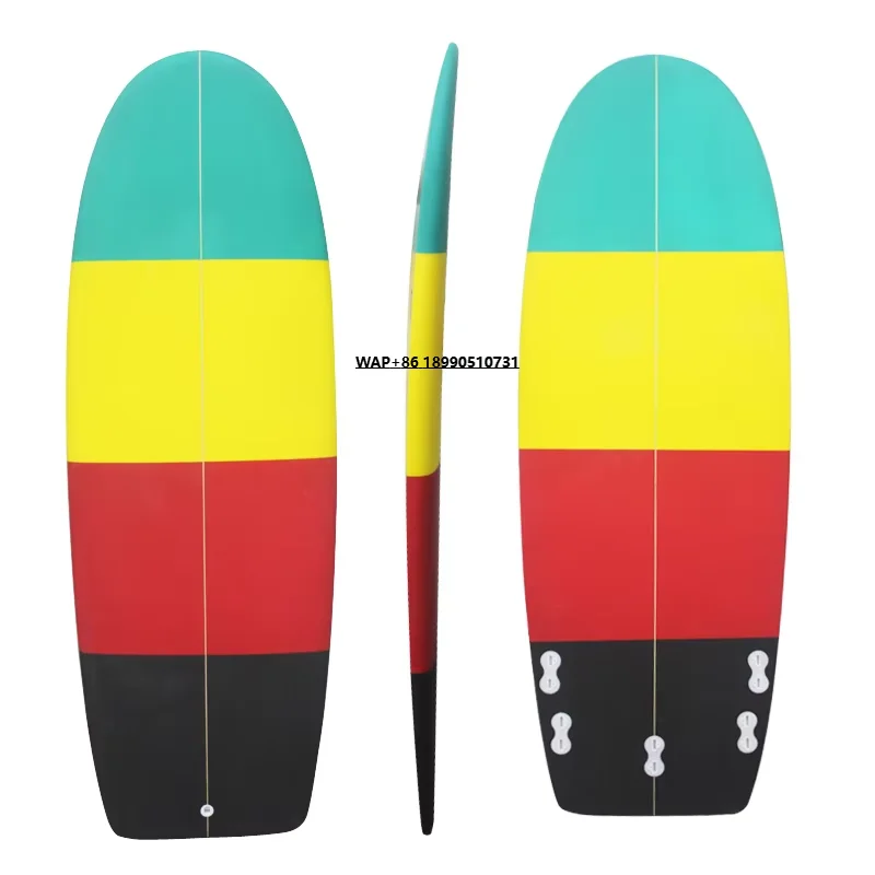 Manufacturer's Price Hot Sale Egg Shaped Surfboards PU Fiberglass Surfing Board