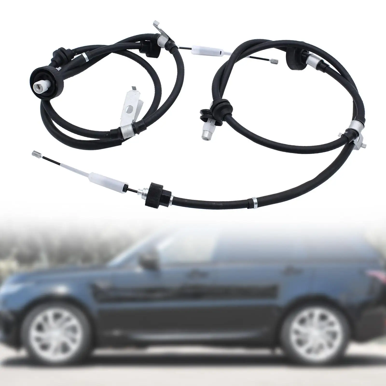 Left and Right Hand Brake Cables Kit Replacement 1 Pair Easily Install Automobile Accessory Replace Parts Fkb6022 LR18470