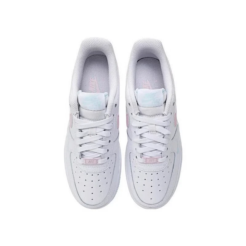 Nike Air Force 1 Low Damen-Low-Top-Freizeit-Sneaker in Weiß und Rosa IH0640-161