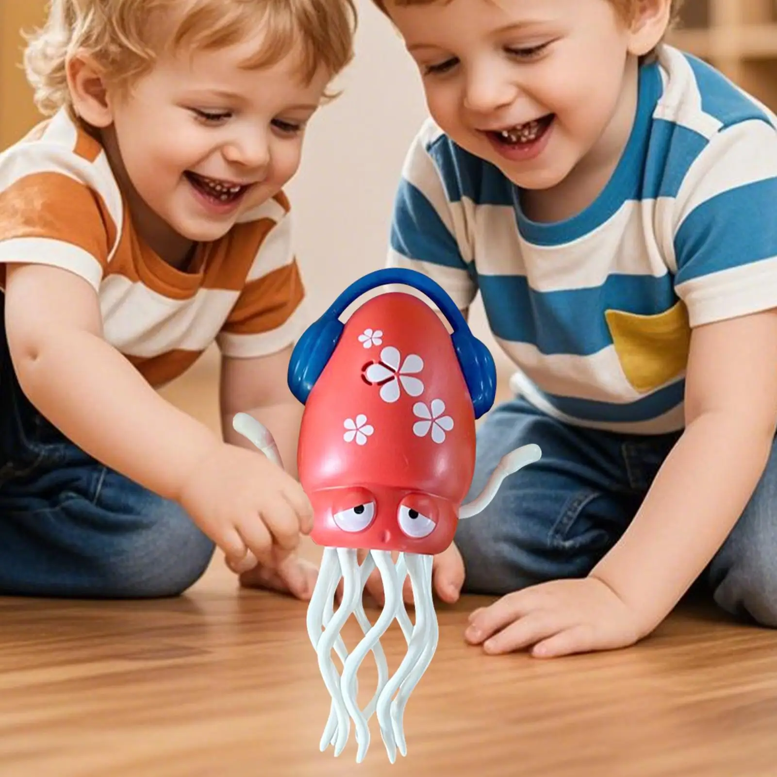 Dancing Crawling Octopus Toy Interactive Action Octopus With LED Light And Music For Kids Interactive Toy For School Classroom
