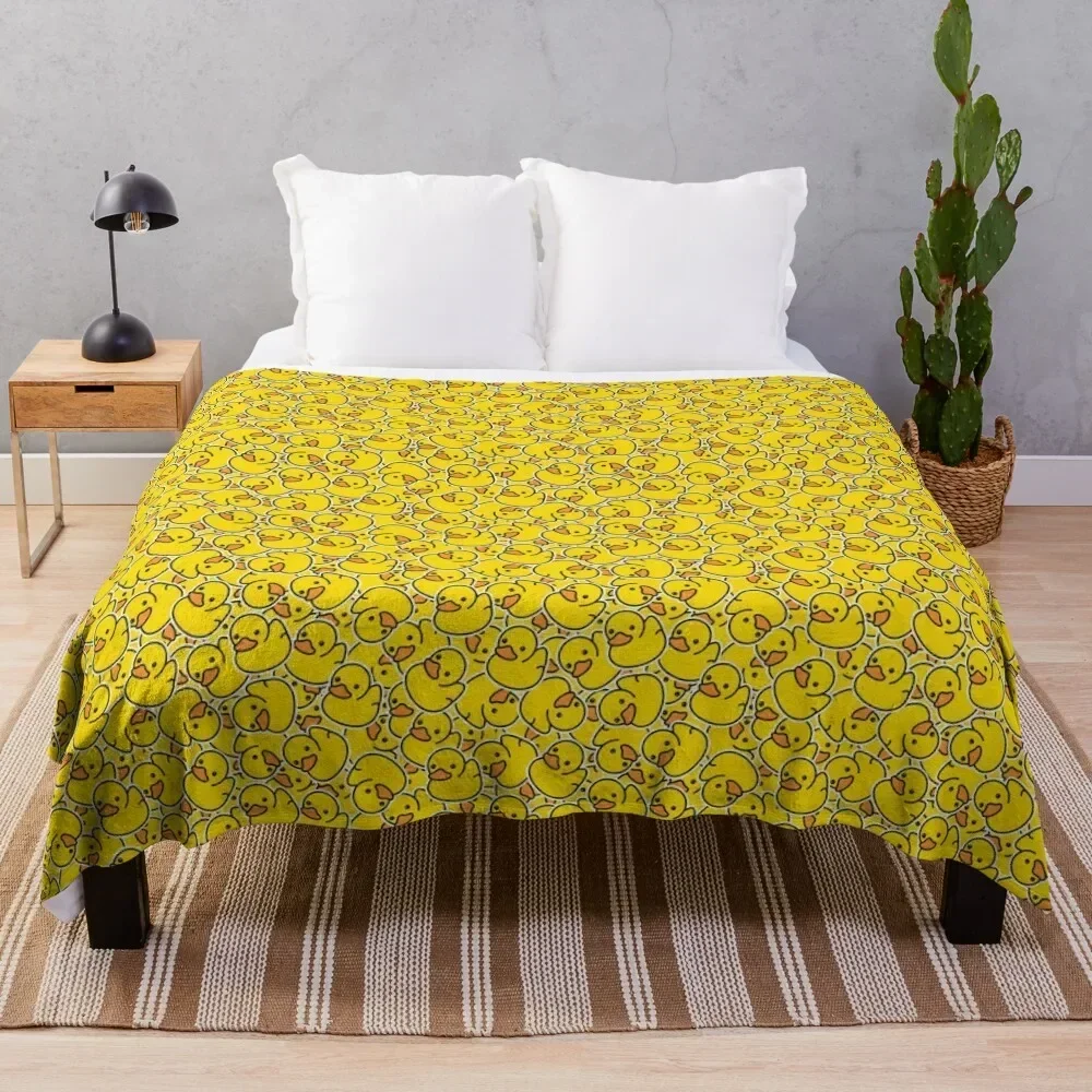 

Yellow Classic Rubber Duck Throw Blanket Single valentine gift ideas Flannels anime Blankets