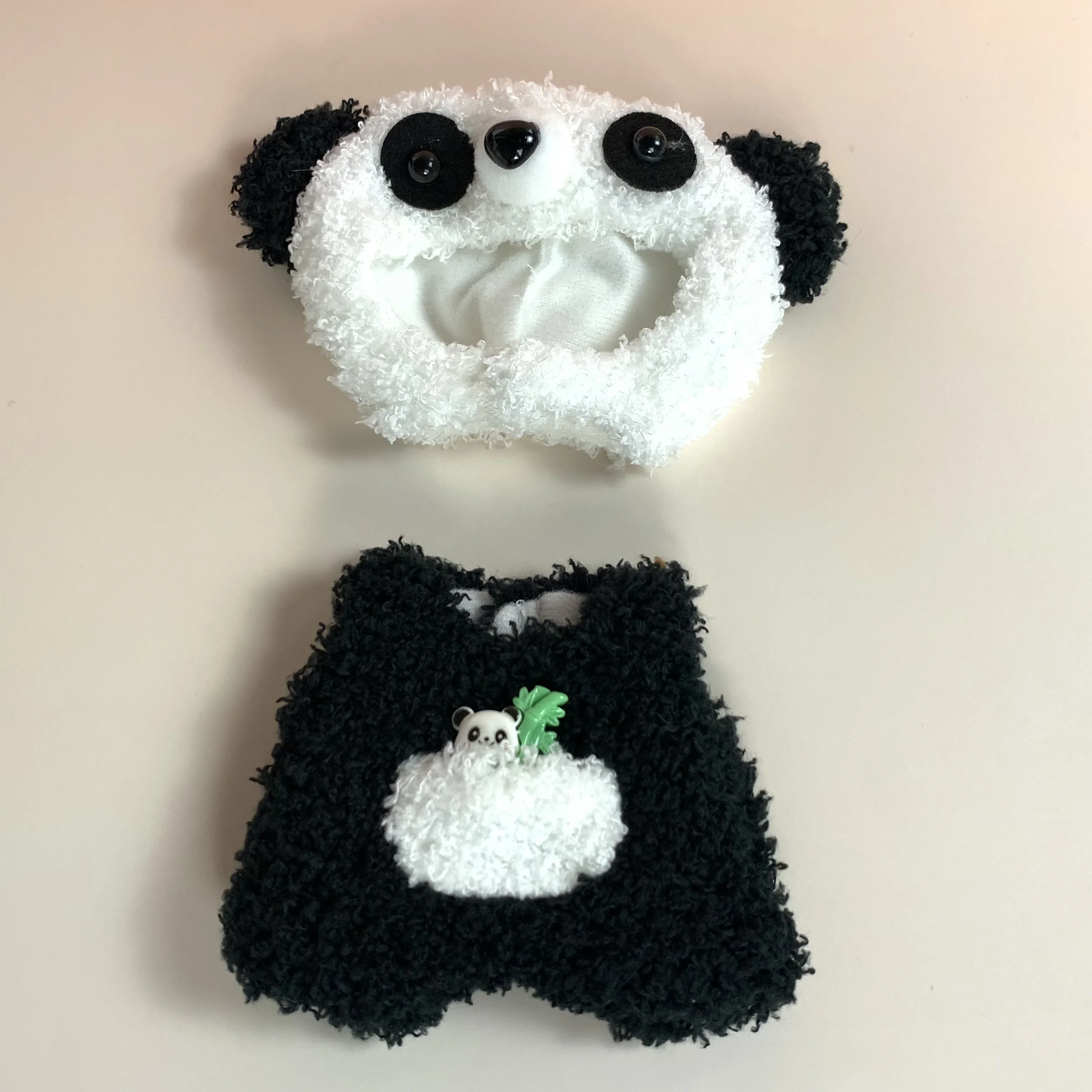 Clothes for Labubu Keychain Outfit - Red Panda Costume Set (In Stock)