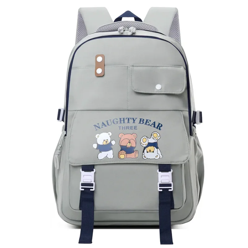 Bonito impermeável Little Bear Schoolbags para crianças, mochila estética, adolescente estudante Bookbag, saco de viagem