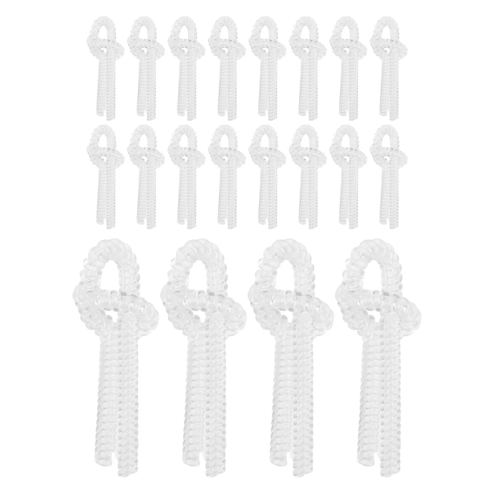 20Pcs Silicone Rings Adjuster for Loose Rings 3Mm Clear Invisible Ring Sizer Resizer Tool Universal Fit Gold Platinum K Gold