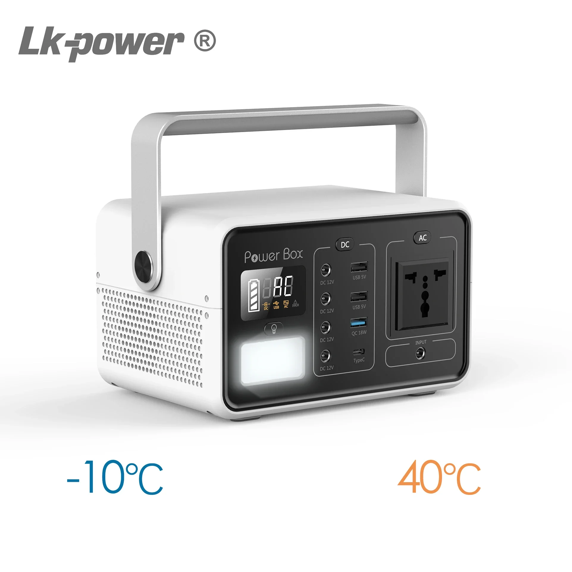 60000mAH Portable Solar Power Generator with Lithium Battery