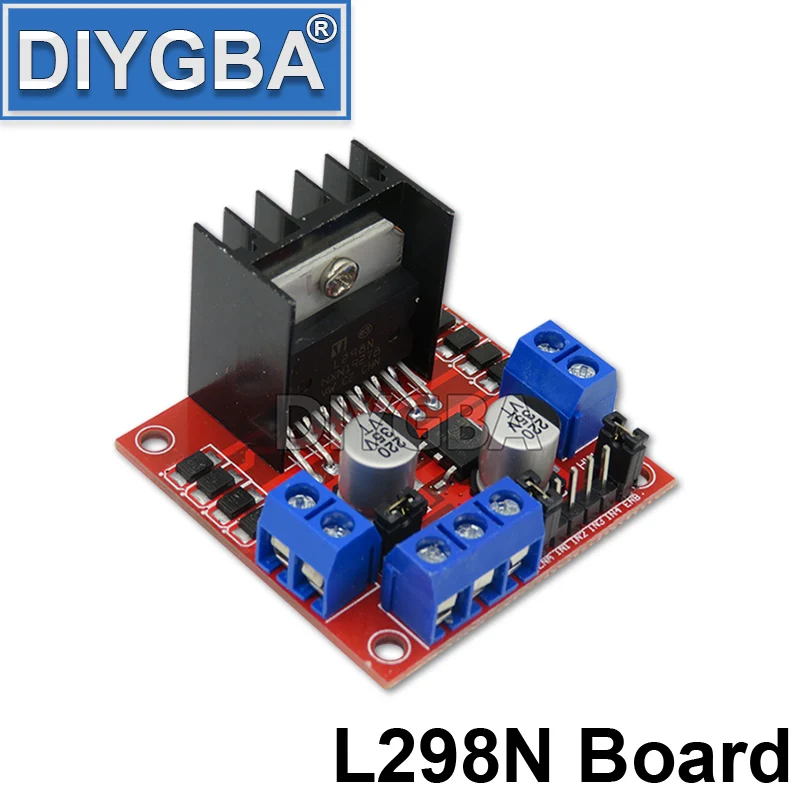 L298N Driver Board 298N Module Stepper Motor Smart Car Robot Breadboard Peltier High Power L298 DC Motor Driver For Arduino