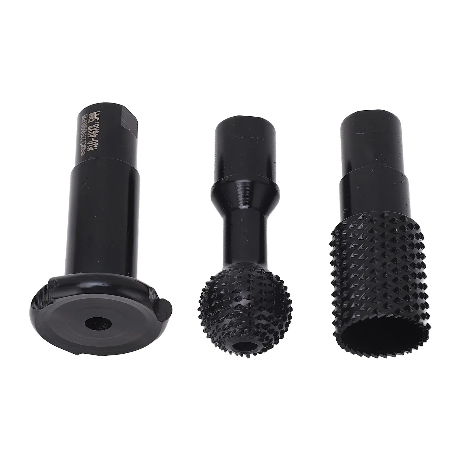 

3PCS M10 Angle Grinder Attachments Rotary Sphere Burr Set for Wood Plastic Fiber Board Grinding Slotting Polishing Tools