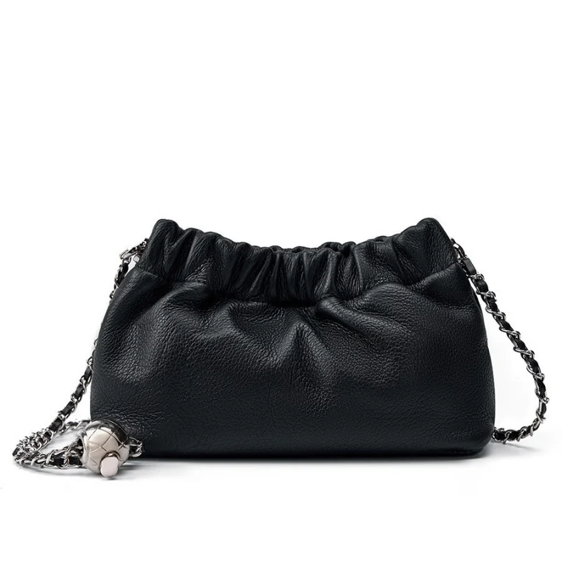 

Популярная женская сумка через плечо, высококачественная плиссированная сумка-облако, женская кожаная сумка через плечо и на пояс.