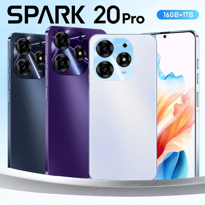 New cross-border mobile phone Spark20 Pro Android real 4G mobile phone 3 32G foreign trade wholesale low price smartphone