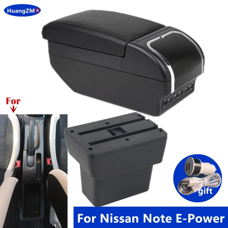 

Car Armrest Box For Nissan Note E-Power 2016-2024 Central Storage Box Dedicated Interior Retrofit Car Accessories