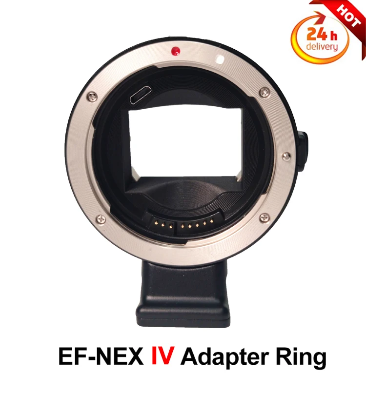 

NEW EF-NEX IV Lens Adapter Ring for Canon EF EF-S Lens to Sony E Mount Auto Focus Camera NEX series A9II A7III A7RIII A7RII A7m3