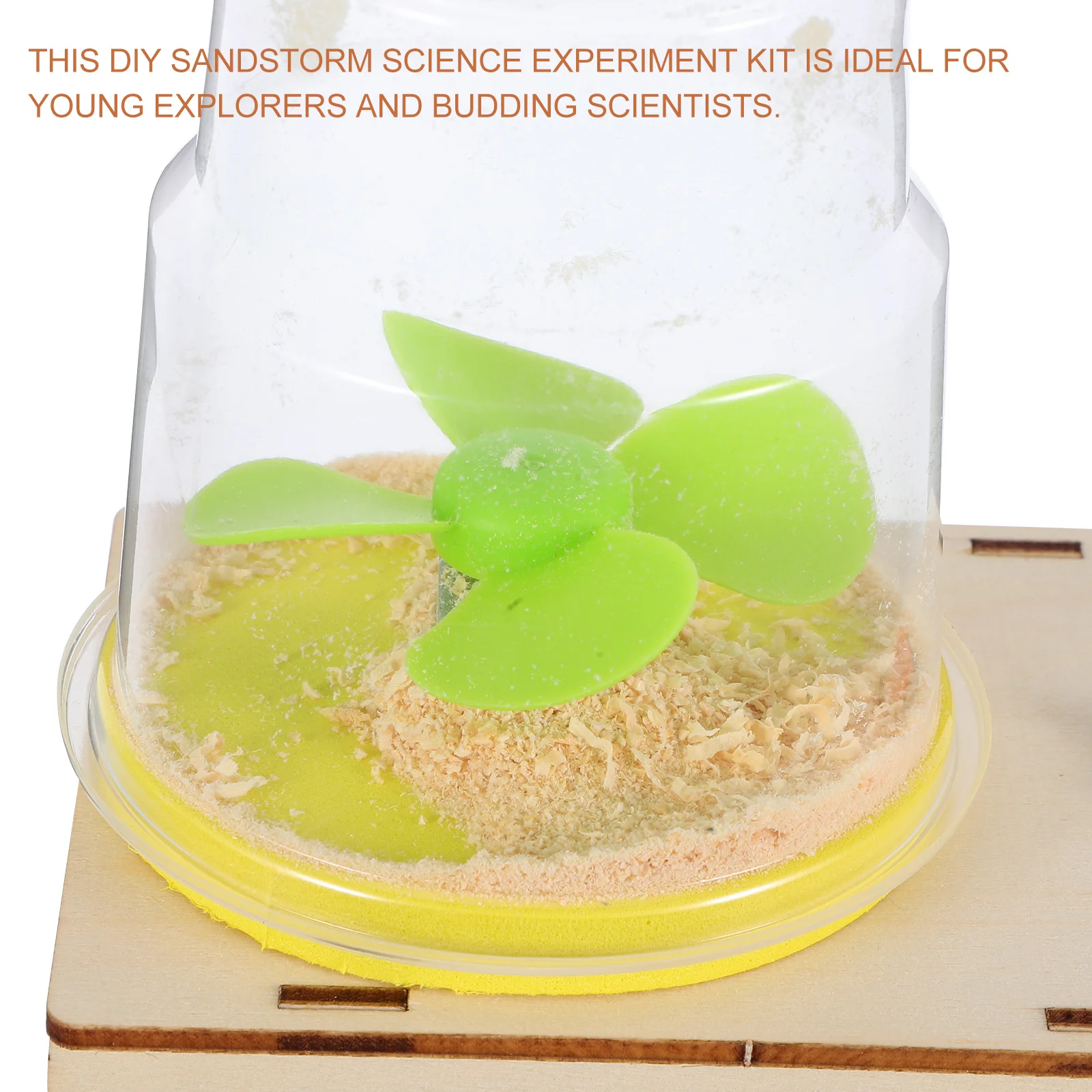 1 Set 1 Set Kit Simulasi Badai Pasir DIY STEM Percobaan Sains Pembuatan Model untuk Anak-anak Aktivitas Pembelajaran Fisika Set Kerajinan Tangan