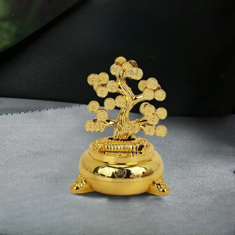 

Feng Shui Fa Cai Money Tree Lucky fortune Treasure Bowl Dress Up Decorating For Car perfume Home TV Cabinet Swing Decoration