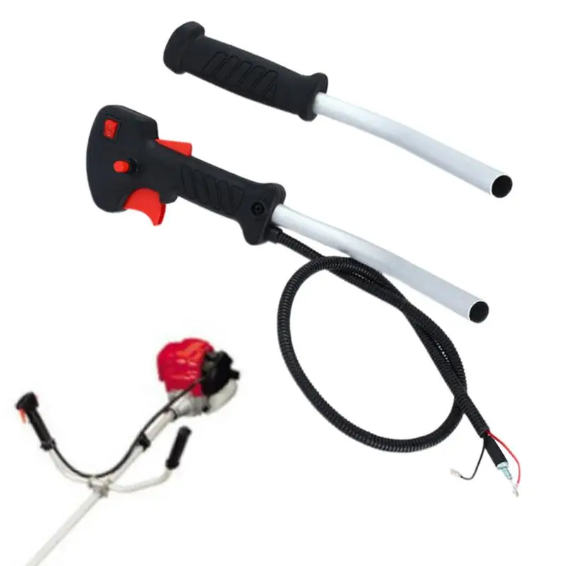 

Pull-Wire Throttle Control Handle Throttle Control Lever Thumb Throttle Mower Throttle Cable Throttle Assembly Lawnmower