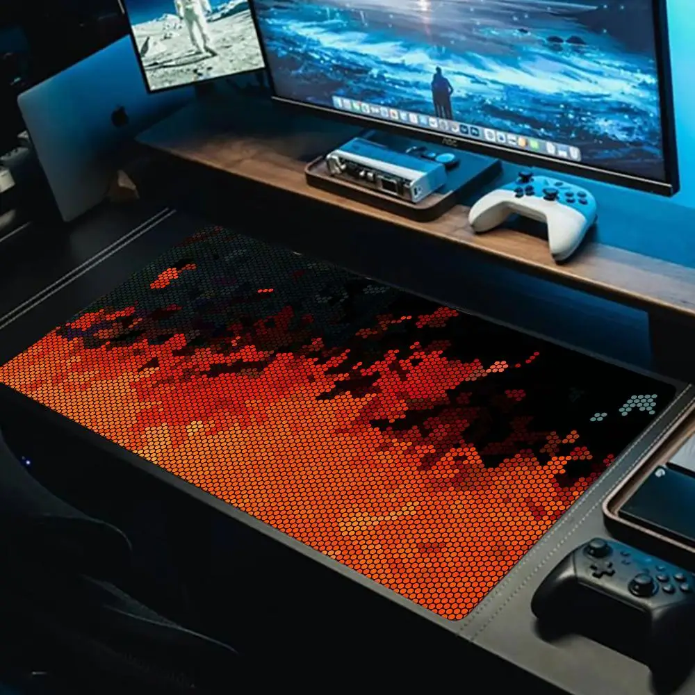 

Polka Dots Mouse Pad Large Computer Accessories Office Game Table Mats XXL Anti-slip Gaming Keyboard Mousepads Desk Pads 400x900