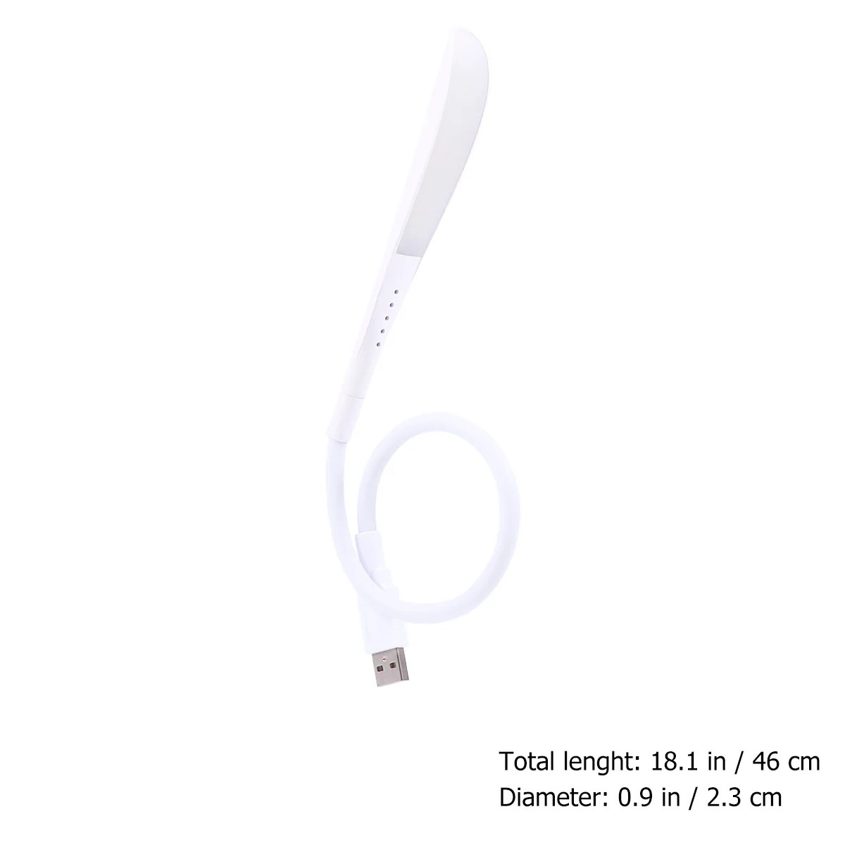 1 szt. Mała lampka nocna LED, przenośna mini lampka do czytania, ładowana przez USB, elastyczny kabel, sterowanie dotykowe, lampka do notebooka, biura, nauki