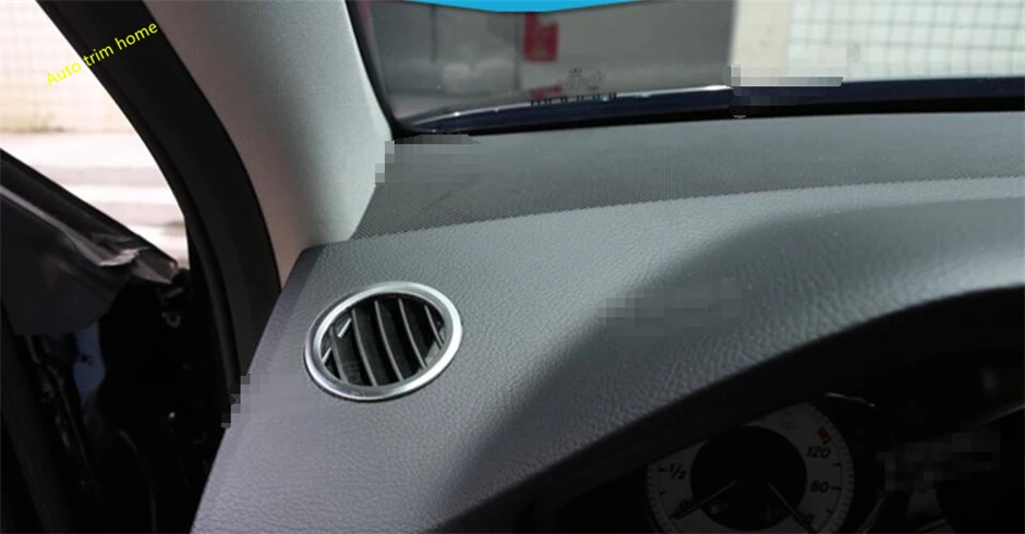 

Front Air Conditioning AC Vents Frame Cover Trim Dashboard Air Outlet Decoration Ring Fit For Mercedes-Benz GLK X204 2010 - 2015