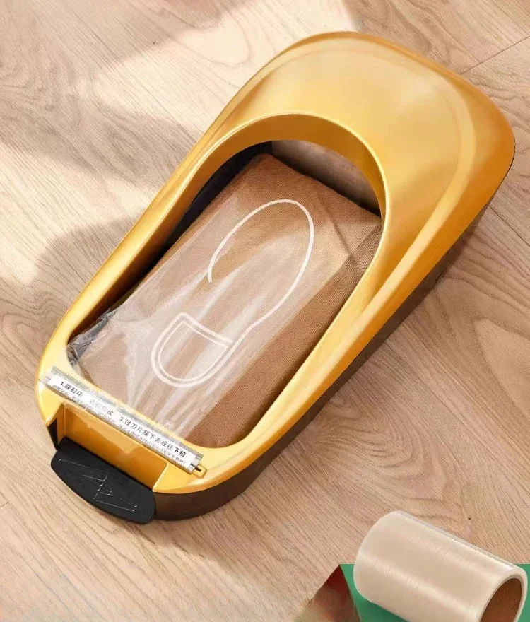 Door Automatic Shoe Film Machine Indoor Disposable Shoe Cover Intelligent Foot Cover Step on Foot Box Overshoe Device