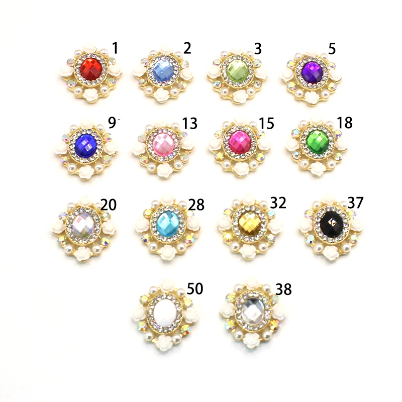 

5 шт. 24*25 мм Полимерная Роза из сплава жемчужина фотомагнитный цветок диск Сделай Сам свадебное платье головной убор лук ювелирные аксессуары