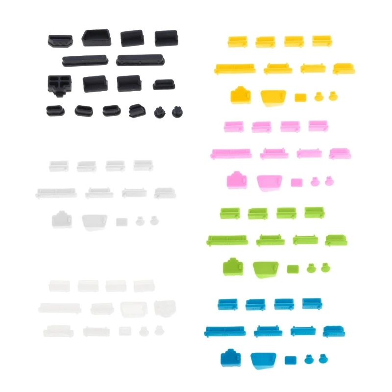 13 PCS Anti-Poeira Plugs Soft Silicone Data Port Protetor USB Set Laptop Dus