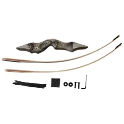 Long bow Junxing Black Hunter 60″ Take Down Right Hand Hunting Bow F172 60