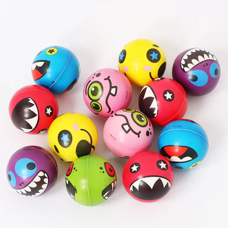 6 Balles Anti-stress En Mousse - Mini Foot - Jouet De Relaxation Pour Adultes Et Enfants - Intérieur/extérieur