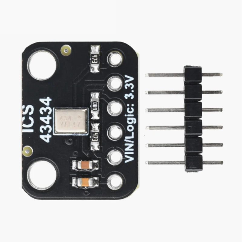 1 قطعة تيار مستمر 1.5 فولت-3.6 فولت ICS-43434 I2S MEMS وحدة ميكروفون مرشح تمرير منخفض وحدة صغيرة غير ملحومة 50 هرتز-20 كيلو هرتز #2