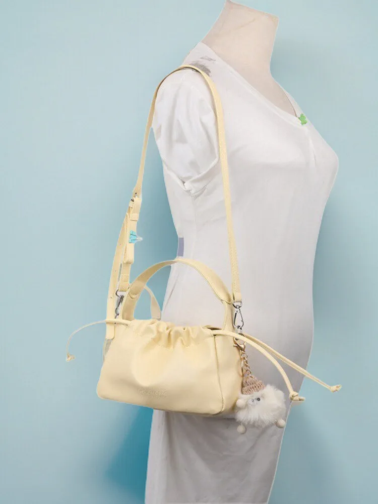 

Сумка-облако из мягкой кожи, женская сумка через плечо, универсальная сумка на одно плечо, модная дамская сумочка для повседневного использования