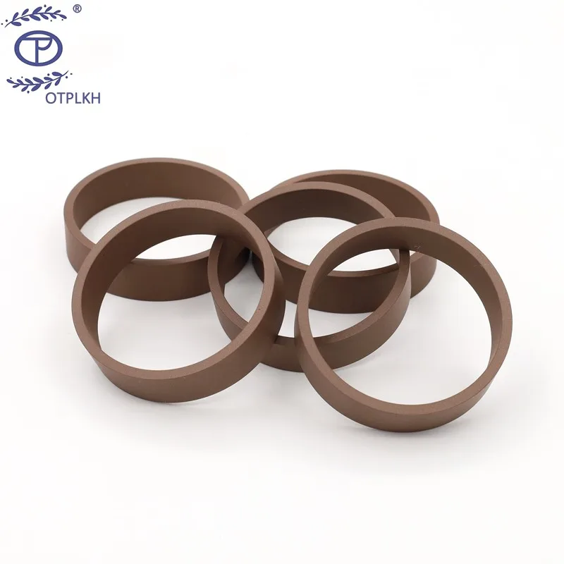 PTFE add copper powder gaskets Polytetrafluoroethylene liner Shim Spacer Pads shaped part Non-standard parts Customized