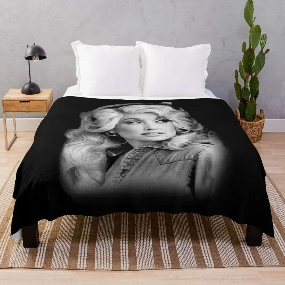 

Retro Dolly Parton's Gifts Throw Blanket Furry Warm Blankets