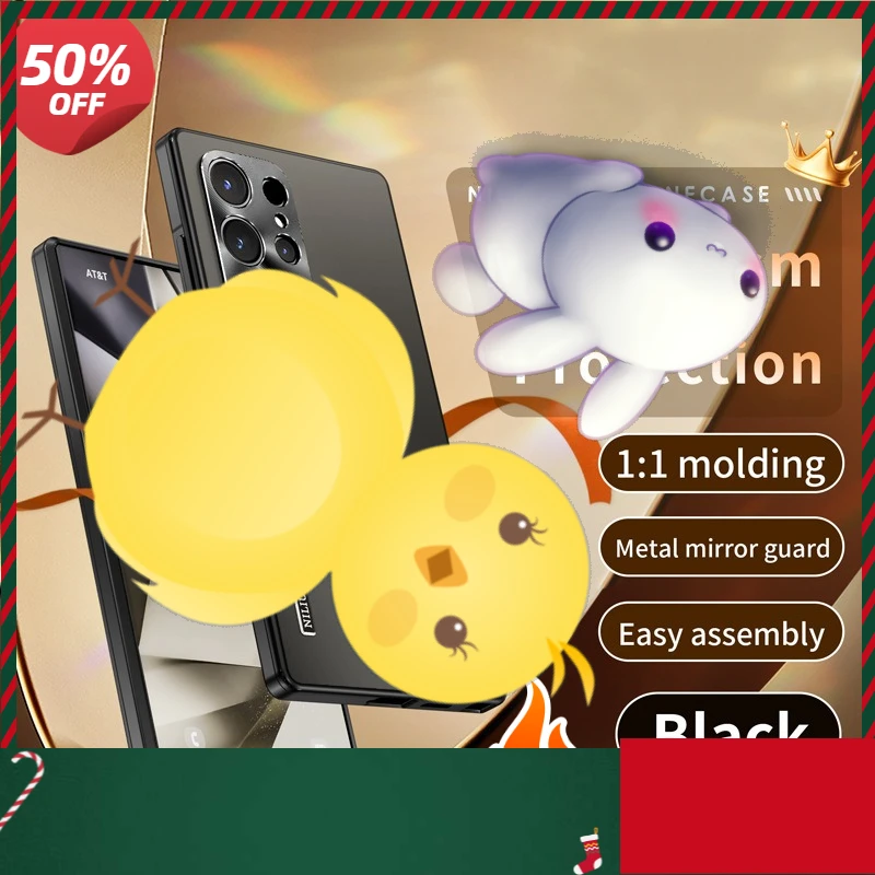 

Metal Magnetic Case for Samsung Galaxy S21 S22 S23 S24 S25 Ultra All Inclusive Lens Frosted Anti Fingerprint Ultra-thin Case