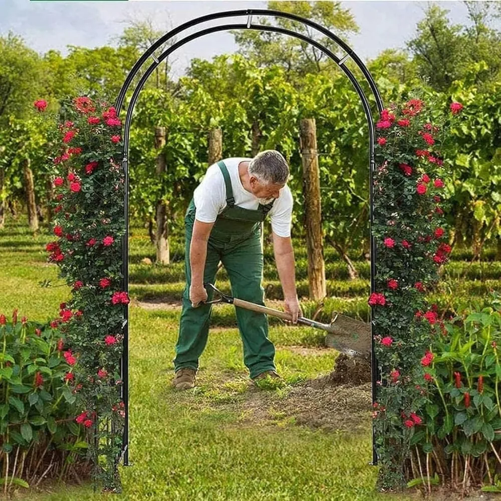 Garden Arch, Can Be Used As Floral Decorative Archs, Easy To Assemble for Grass Plants Flowers, Wedding Arch Frame