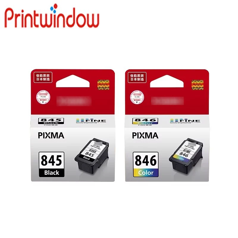 

Original PG-845 CL-846 Black/Color Ink Cartridge For Canon TS 3480 3180 3380 308 MG 3080 2980 2580 Print 180 no ink refilling