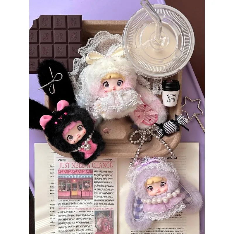 

Nommi Baby Sweetheart Bunny Plush Vinyl Blind Box Toys Sweetheart Rabbit Mystery Box Vinyl Dolls MiBao Model Pendant Trendy Play