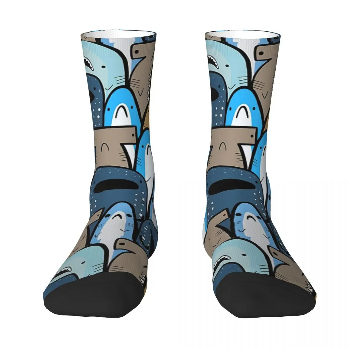 Chaussettes requin pour adultes, chaussettes unisexes, chaussettes pour hommes et femmes