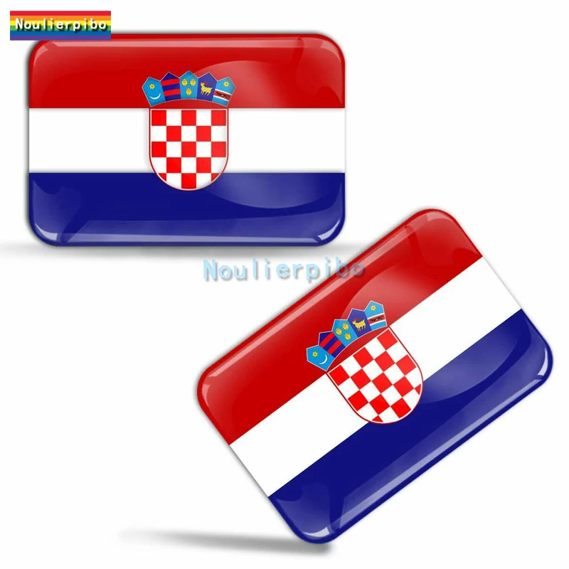 

3D Car Sticker Croatia Flag Badge Sticker Epoxy Dome Sticker Car Styling Motorcycle Trolley Case Cell Phone Vinyl Decal