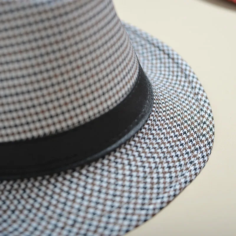 Sombrero Fedora de verano para hombre y mujer, gorra clásica de Jazz para playa, color negro, blanco y rojo, elegante, a la moda, Unisex