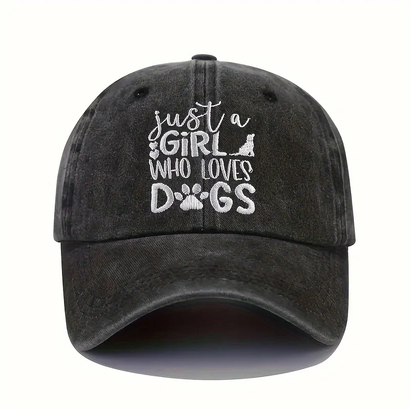 

A Top Embroidered Letter Washed Baseball Cap Suitable for All Seasons, a Unisex Trucker Hat That Is Breathable And Adjustable, a