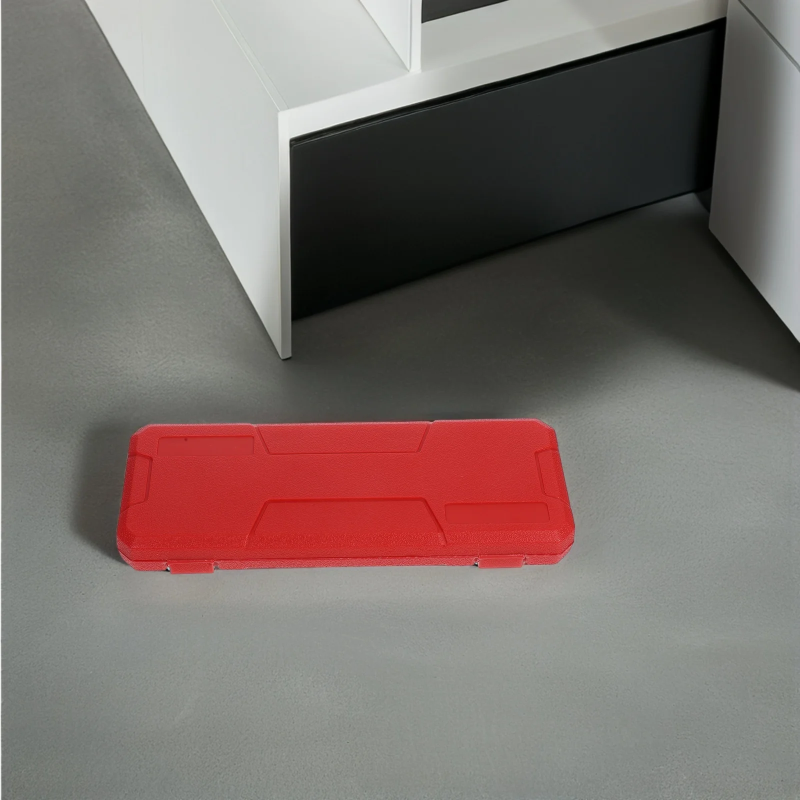 Caliper Vernier Box Case Tool Boxes Storage Holder Carrying Red Plastic Container Small Organizer Travel