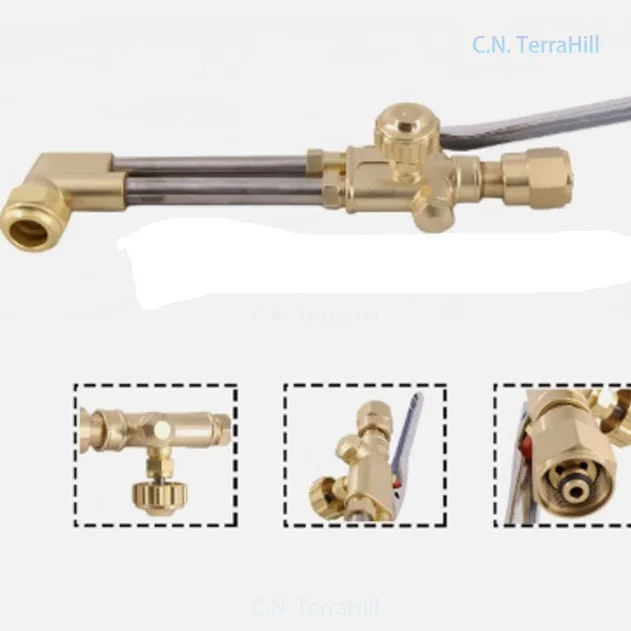 All Copper Acetylene Propane Welding Torch American Style Gas Welding Tool for Metal Repair and HVAC Brazing