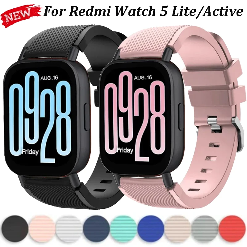 22 mm Silikonarmband für Redmi Watch 5 Lite/5 Active Atmungsaktives Ersatzarmband Huawei Watch GT6-5-4 46 mm Gürtelzubehör