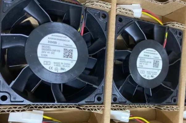 BARU ASLI 08038RA-24P-FB 24V 0.50A 8038 80x80x38mm KIPAS PENDINGIN RADIATOR