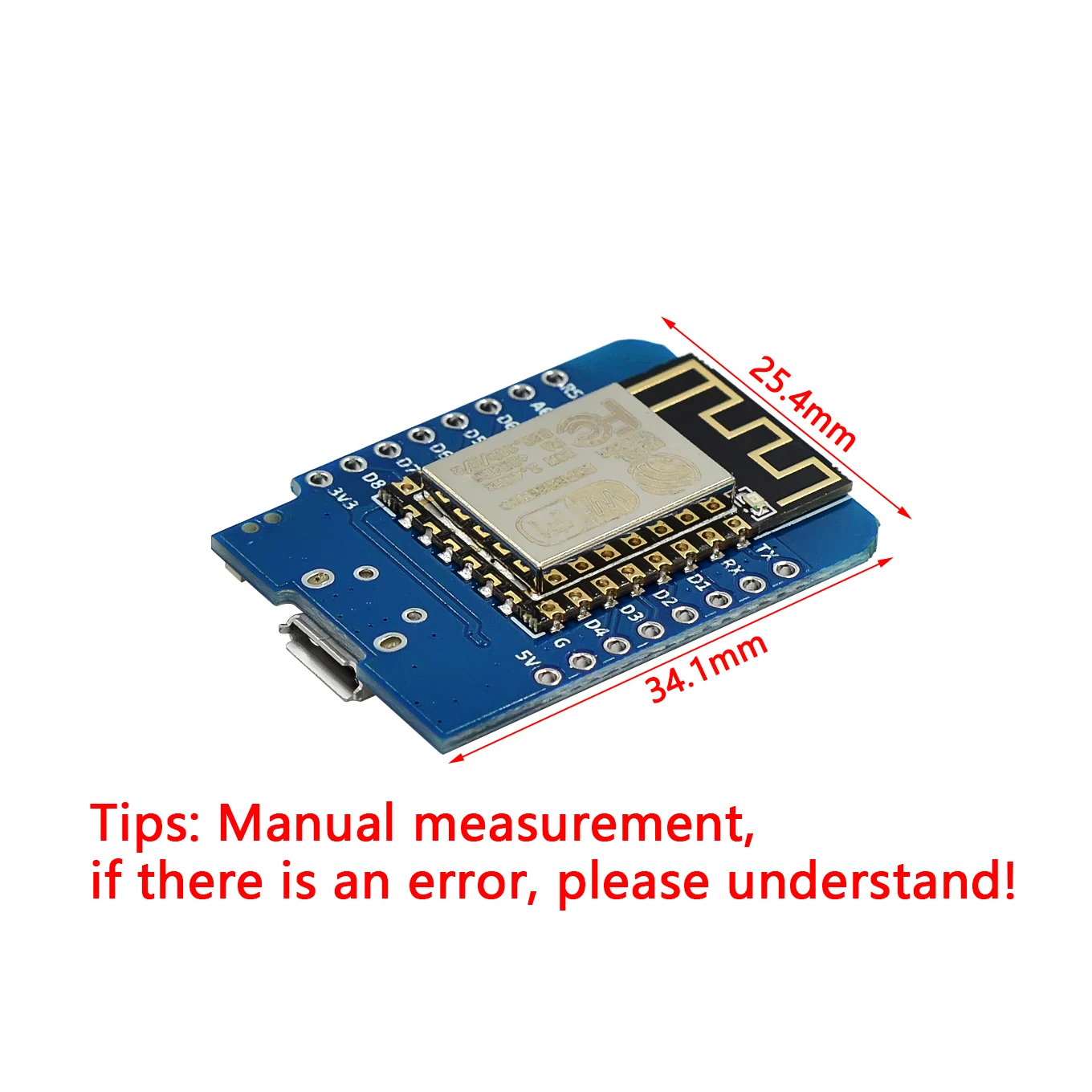 ESP8266 ESP-12 ESP-12F ESP12F CH340G CH340 V2 USB For WeMos D1 Mini WIFI Development Board NodeMCU Lua IOT Board 3.3V With Pins