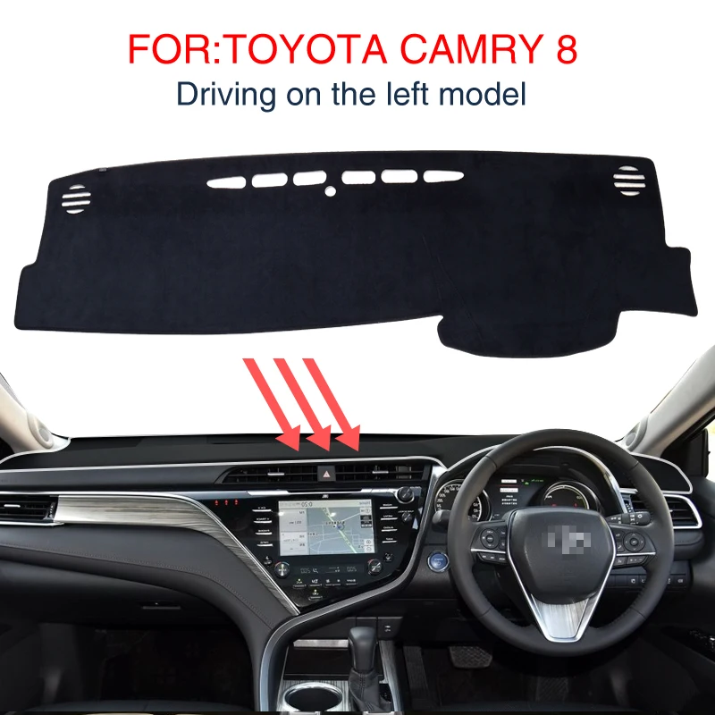 

for Toyota Camry 70 XV70 2018 2019 2020 2021 2022 2023 Car Dashboard Mat Dash Mat Dashmat Sunshade Protective Carpet