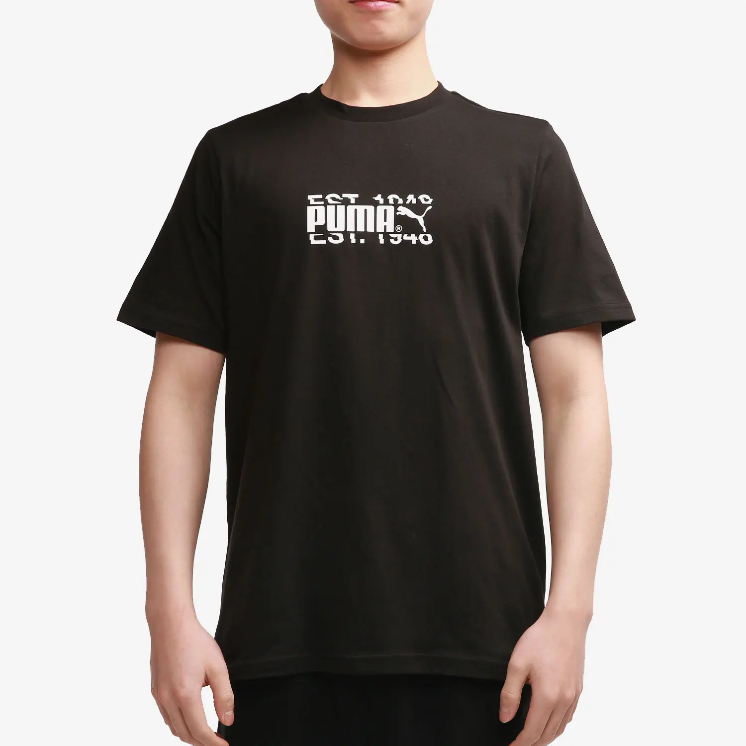 

Мужская дышащая повседневная спортивная футболка Puma Genuine Current Season с круглым вырезом и принтом 532274-01