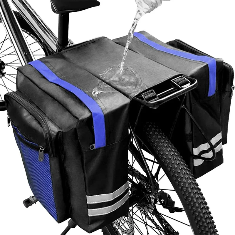 Bicycle Carrier Bag Rear Rack Luggage Back Seat Double Side Cycling High-capacity Durable Convenient Travel Trunk Bags