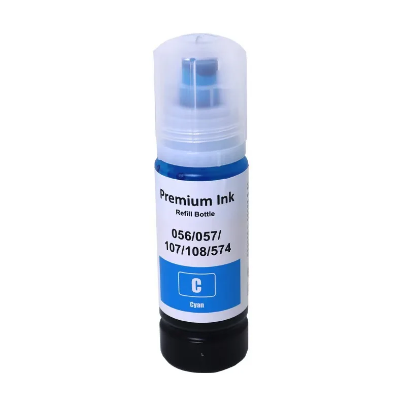 1Set/6Color 107 Refill Dye Ink For Epson 056 057 574 Refill Ink For Epson L8050 L8058 L18050 L18058 ET-18100 Printer