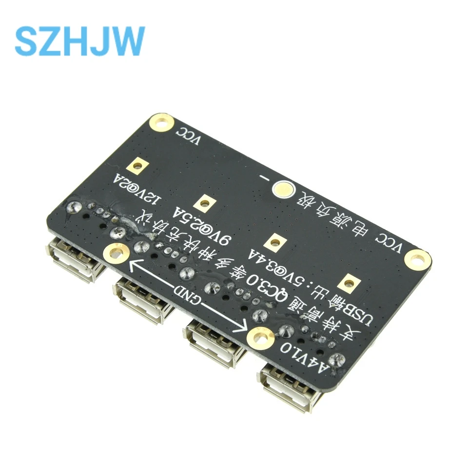 Fast Charge Step-down Module 12V24V To QC3.0 Fast Charge Dual USB Charging Board Supports Apple Huawei FCP